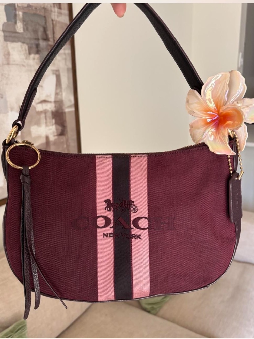 Coach Horse and Carriage Jacquard Sutton Crossbody